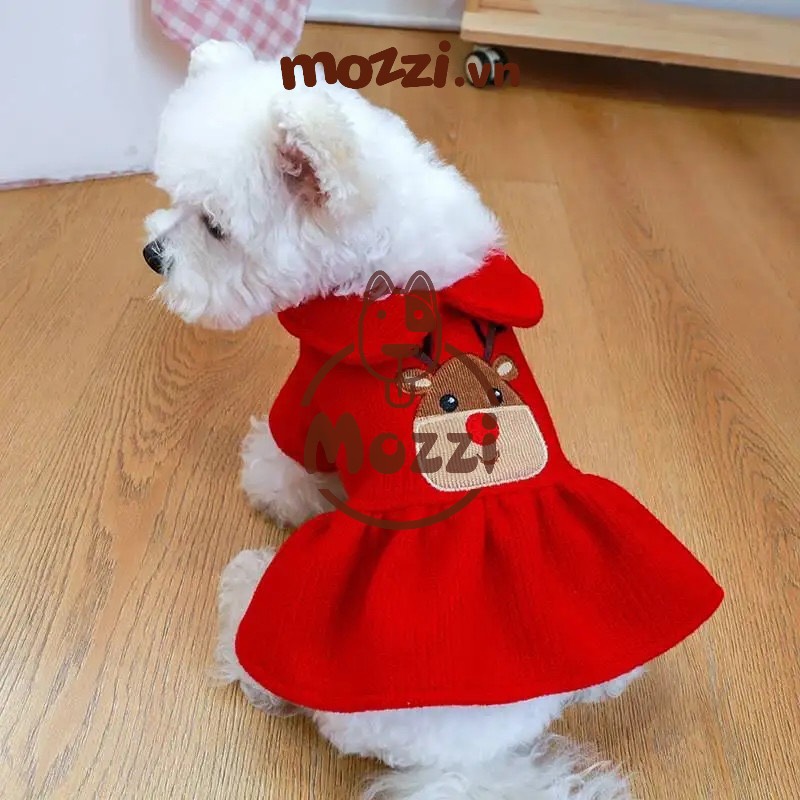 Áo Đôi Noel Tuần Lộc cho chó mèo