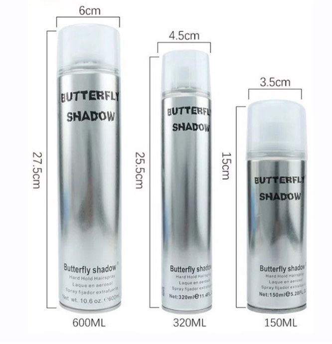 {Chính Hãng} Gôm Xịt Tóc Butterfly Shadow