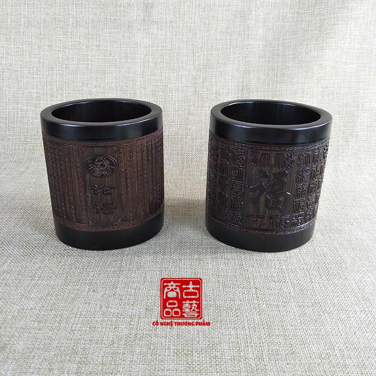 Ống cắm bút bằng Tre
