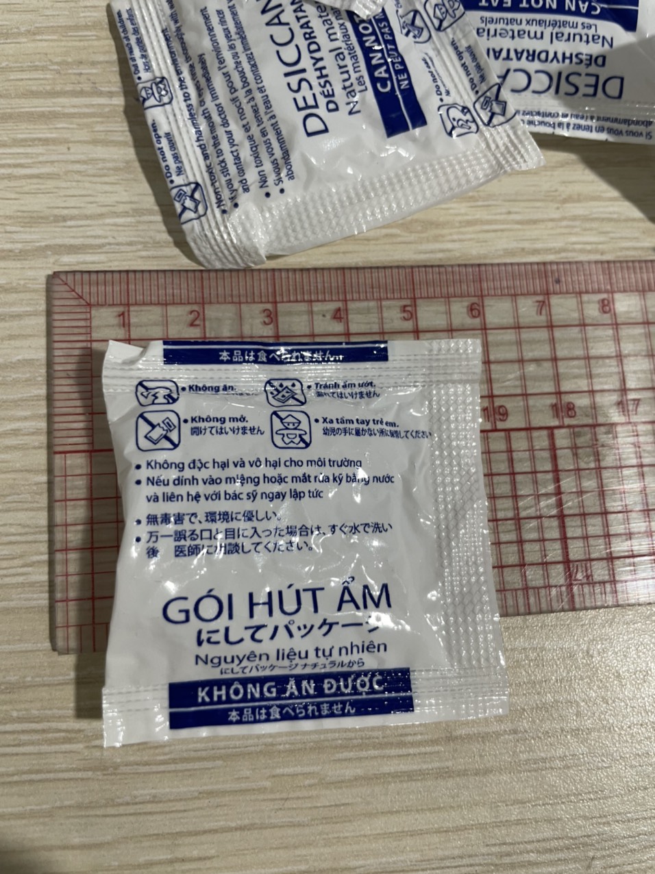 Gói hút ẩm 3gr xanh(Túi 100gram)