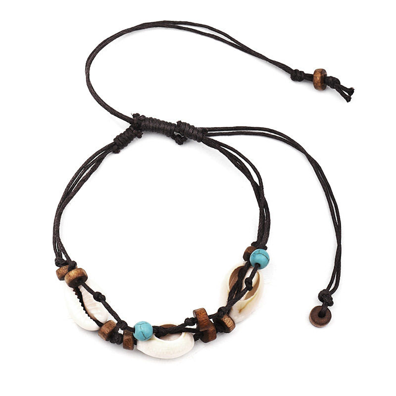 thumbnail image 2 of 17IF 7-Piece Shell Bracelet & Anklet Set - Boho Beach Jewelry For Women 2 of 12