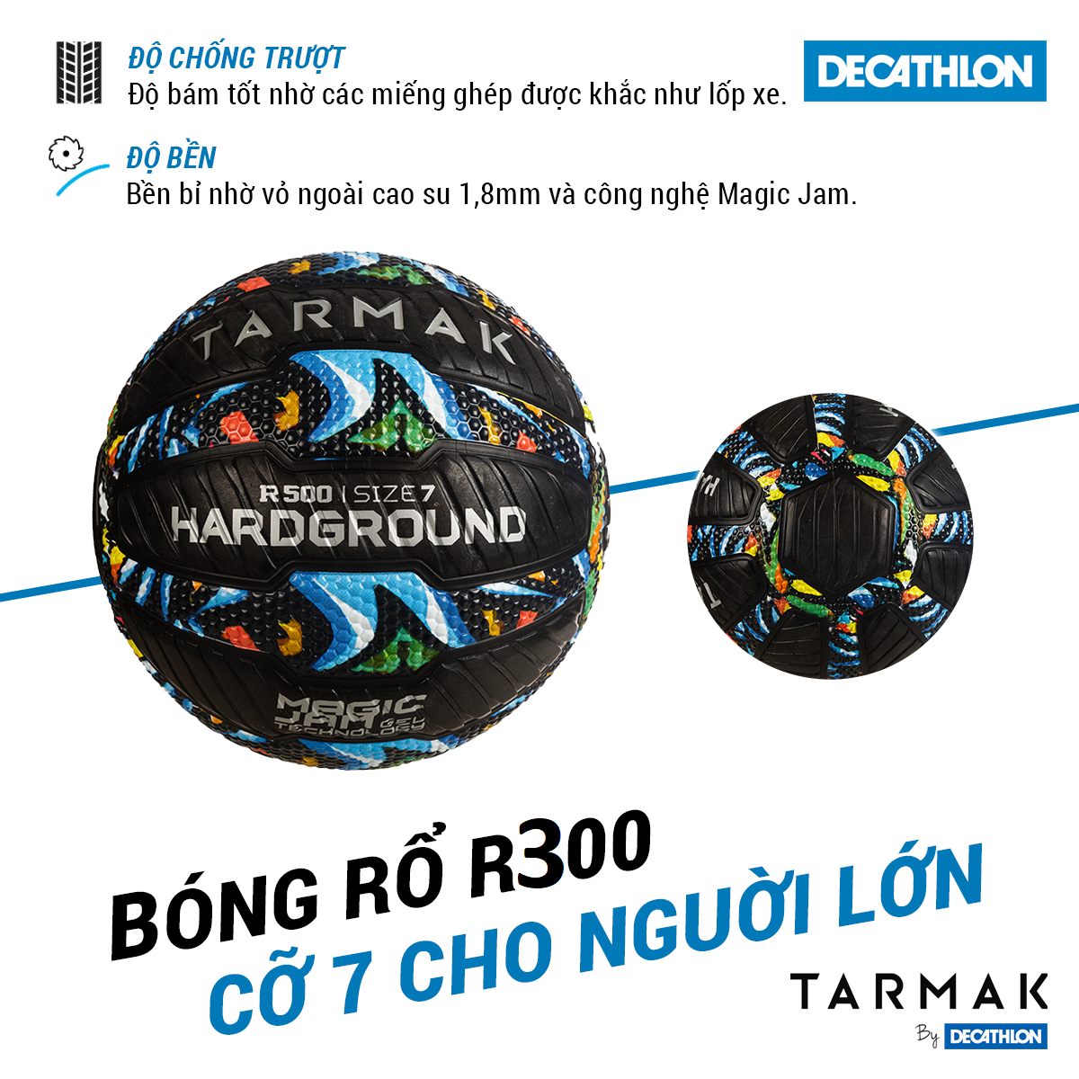 [HCM]Banh Bóng Rổ HCM Bóng Rổ TARMAK - Dunkers số 7 Đạt Chuẩn Thi Đấu NBA Quốc Tế Tặng 1 Kim Bơm & Túi Lưới
