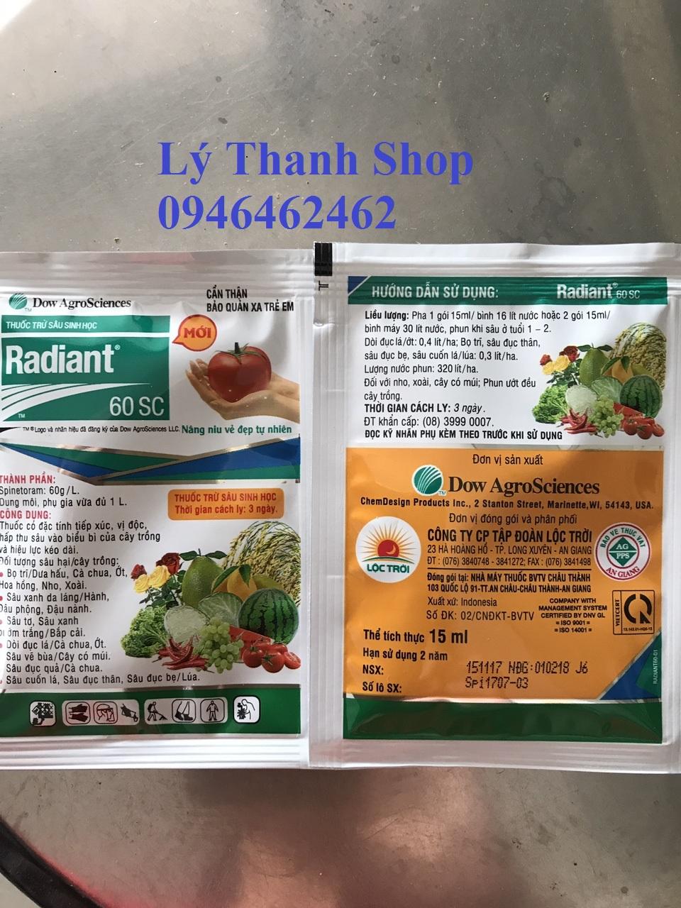 Thuốc trừ sâu sinh học Radian 15ml