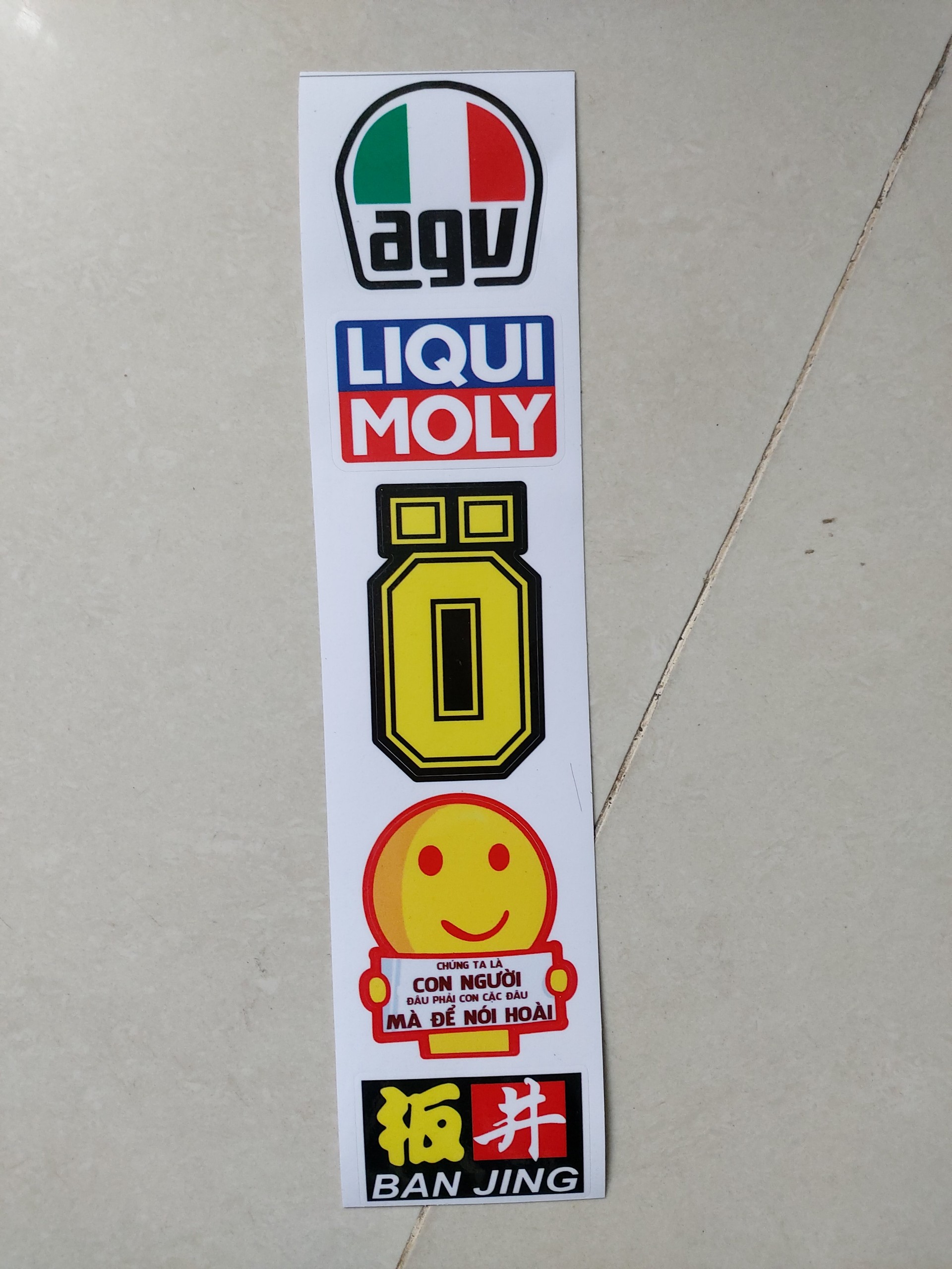 Combo logo trang trí xe máy đủ loại
