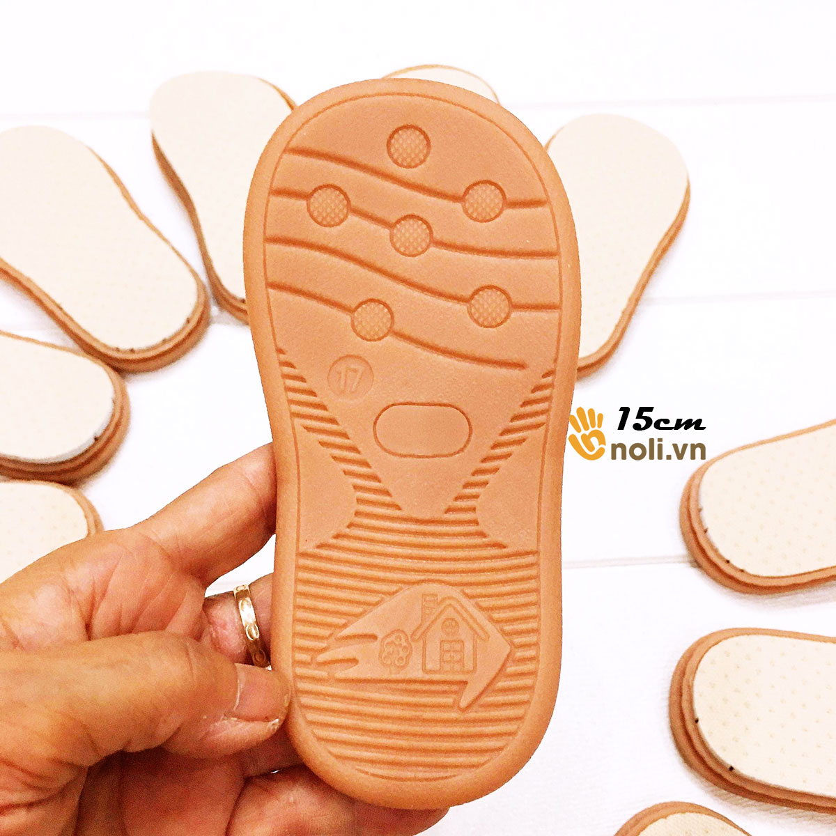 Baby shoe soles