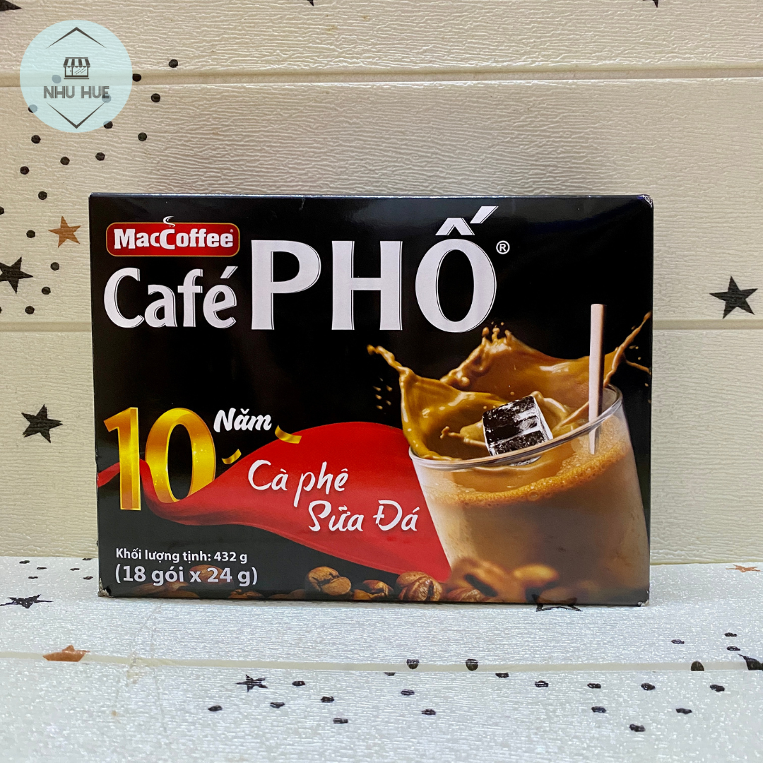 Cà phê sữa đá MacCoffee Cafe Phố (hộp)