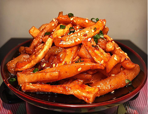 Củ cải muối nguyên củ - (xá bấu ) loại ngon - 500g tách ra từ bịch 1kg