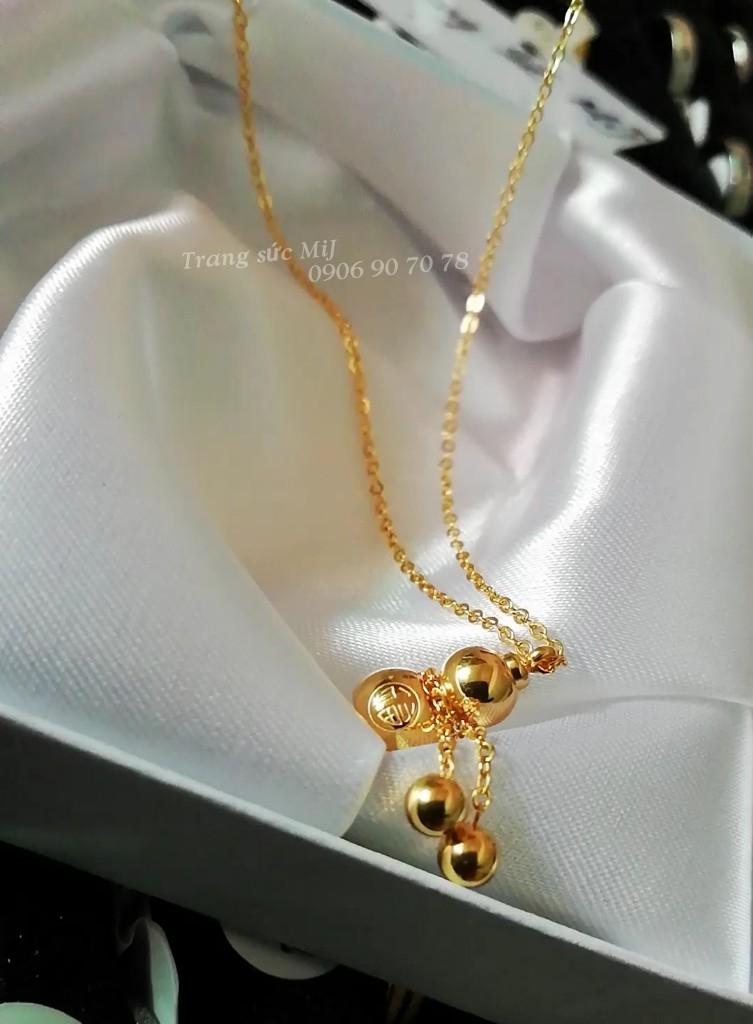 DÂY CHUYỀN TITAN HỒ LÔ MẠ VÀNG