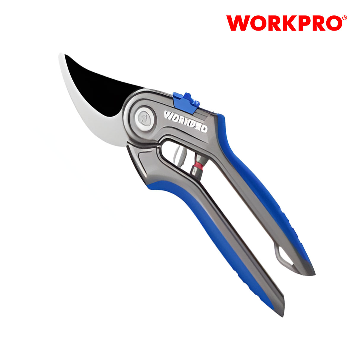 Kéo cắt tỉa cành, tay cầm hợp kim, lưỡi dao SK5, kích thước: 8 inches Workpro - WP332012 - chính hãng -xsafe