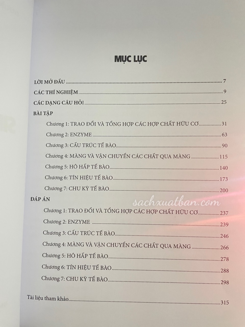 Sách Sinh học tế bào (Bài tập chuyên đề) - NTbooks