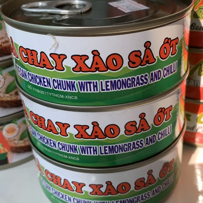 Gà chay xào xả ớt