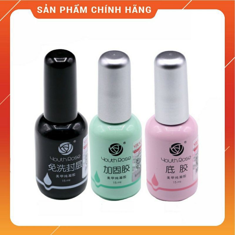Bóng+ liên kết+ cứng móng ( Hoa hồng) - phụ kiện nails minh anh