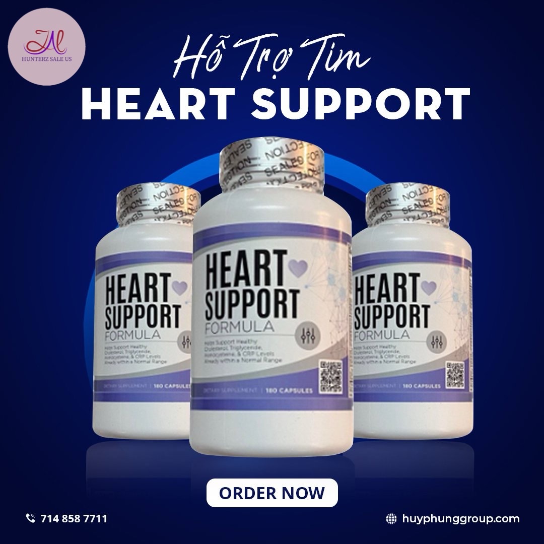 Viên Uống Bổ Tim Heart Support VITAHERB (180 viên)
