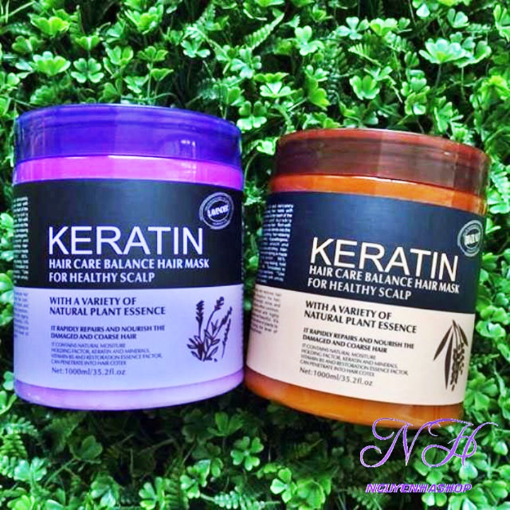 [HCM]Dầu ủ tóc hấp tóc siêu phục hồi KERATIN 1000ml – KM227