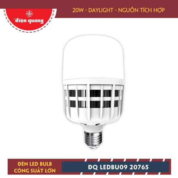 Đèn LED bulb công suất lớn Điện Quang ĐQ LEDBU09 20765 (20W daylight, nguồn tích hợp)