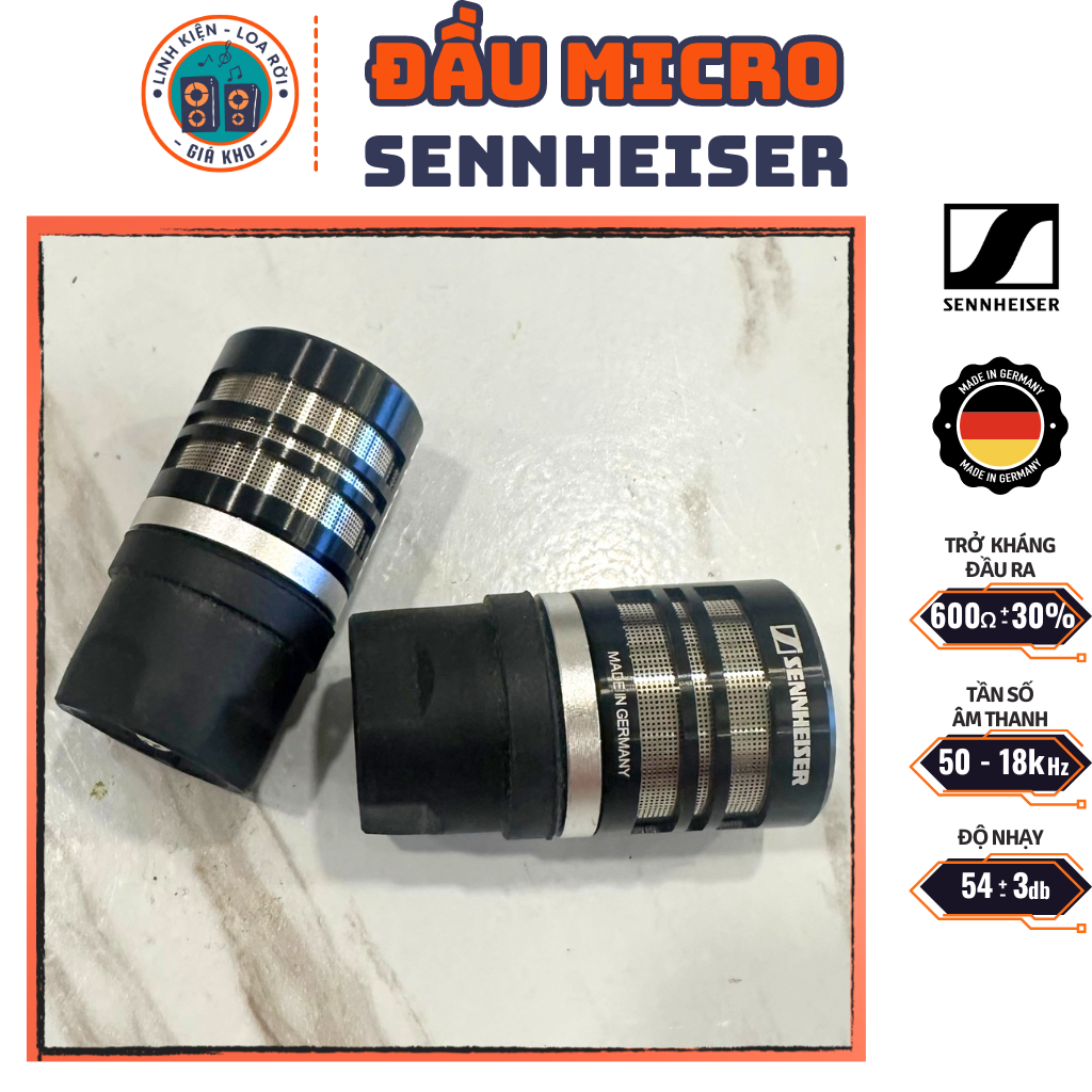 Đầu micro hãng Sennheiser - Hàng nhập