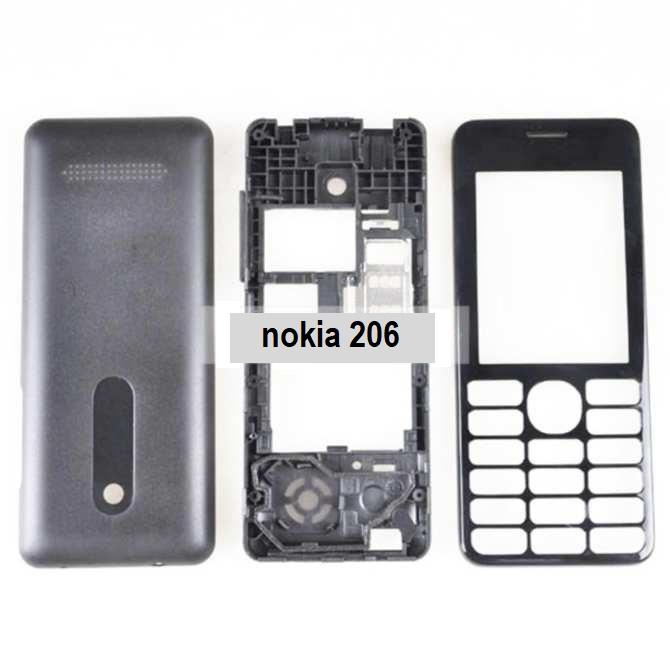 Bộ vỏ zin lk thay thế cho Nokia 206