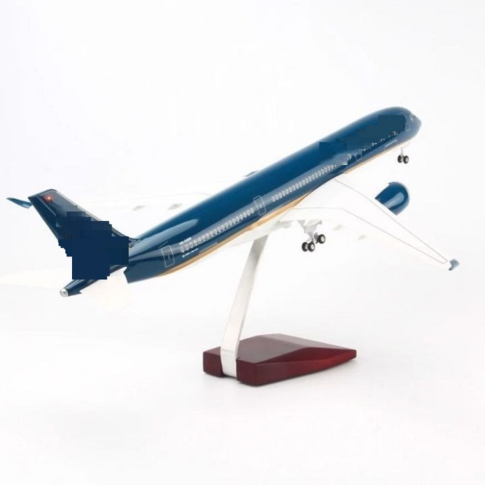 Mô hình máy bay tĩnh loại lớn Airbus A350 47cm (có bánh xe và đèn led)