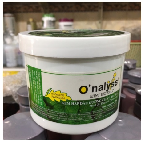Kem hấp dầu dưỡng chất bạc hà O’nalyss 500g
