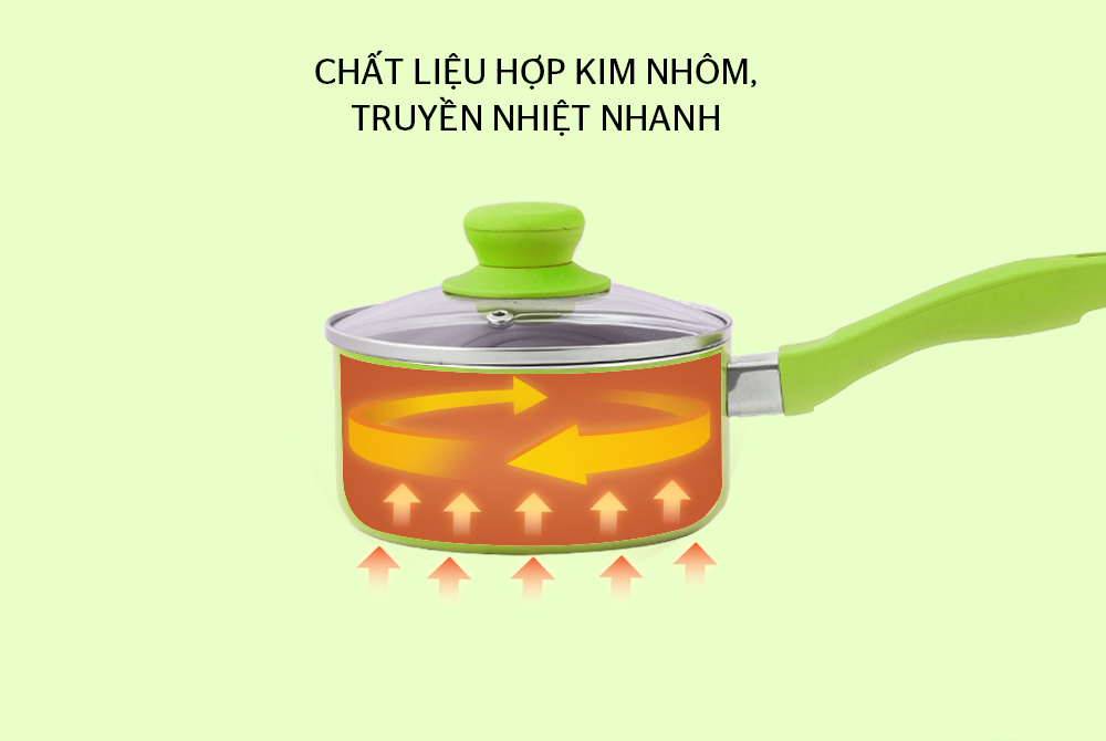 [HCM]nồi quấy bột chống dính đáy từ sunhouse 16cm