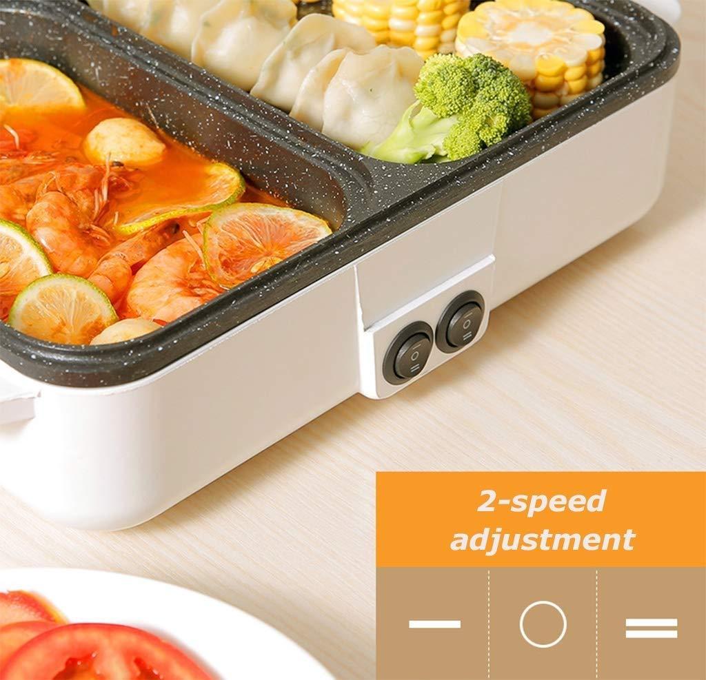 It Smart - Bộ bếp điện đá Granite BBQ&Hotpot 1200w