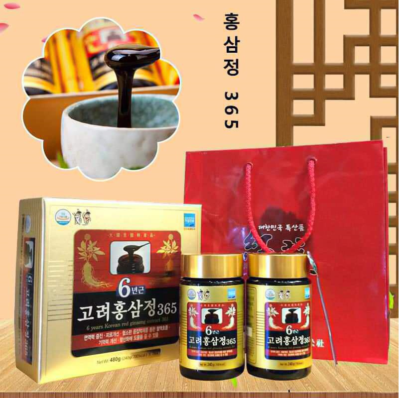 [Hàng Chính Hãng] Cao Hồng Sâm 365 Hàn Quốc, Sét 2 lọ x 240g