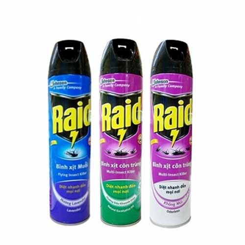 Bình xịt Muỗi Raid chai 600ml
