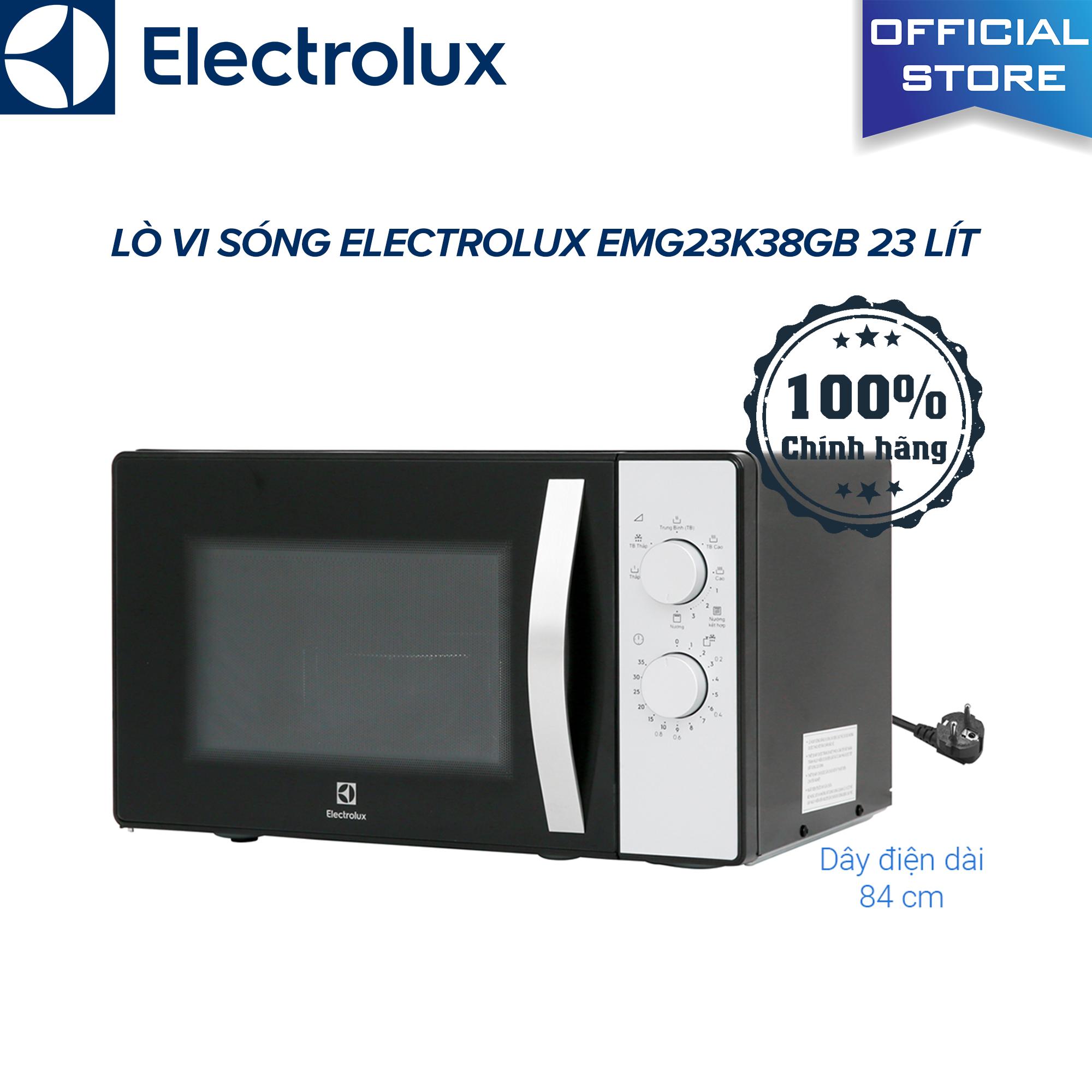 [HCM]Lò vi sóng Electrolux EMG23K38GB 23 lít