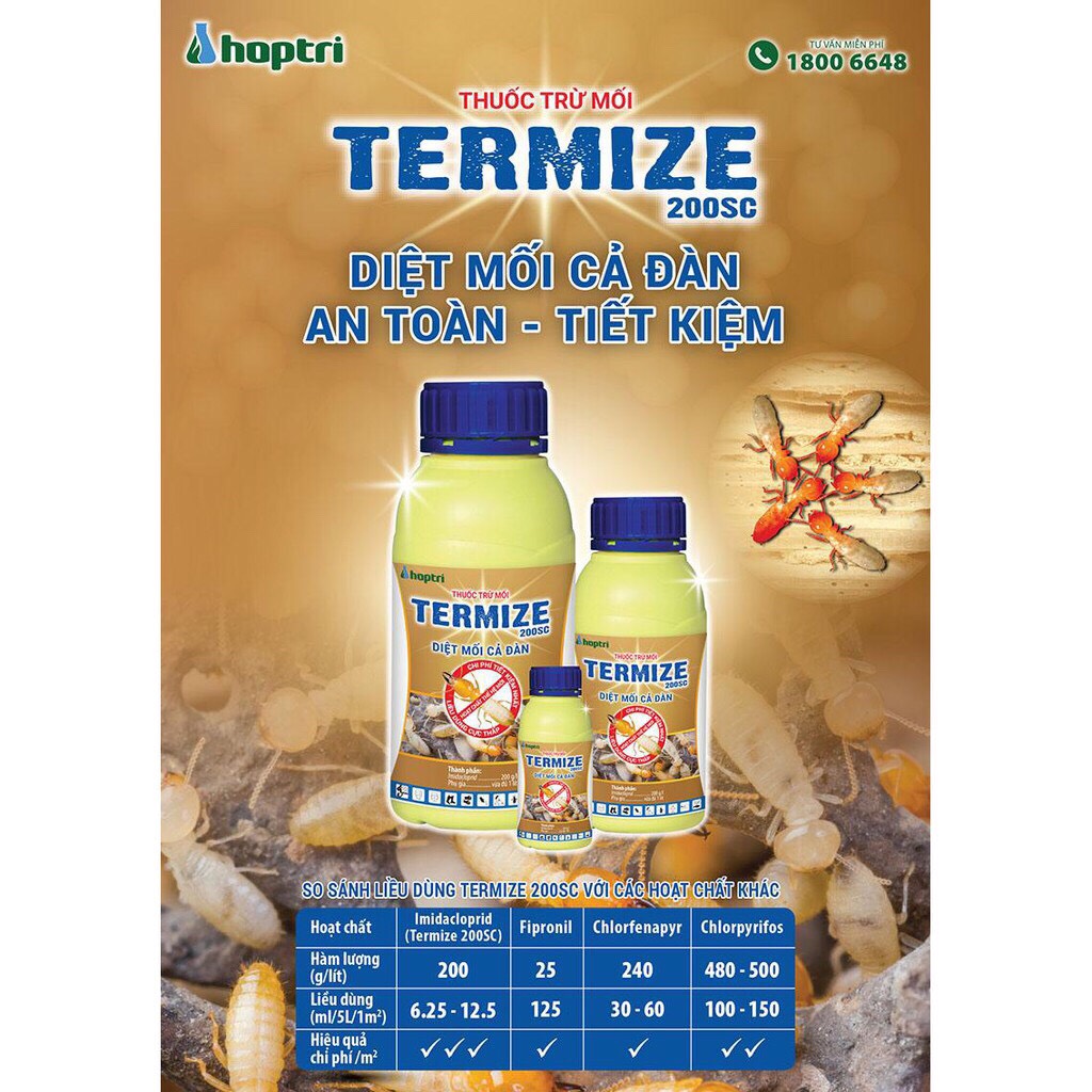 Dung dịch  Diệt Trừ Mối Termize 200SC Lọ 50ml
