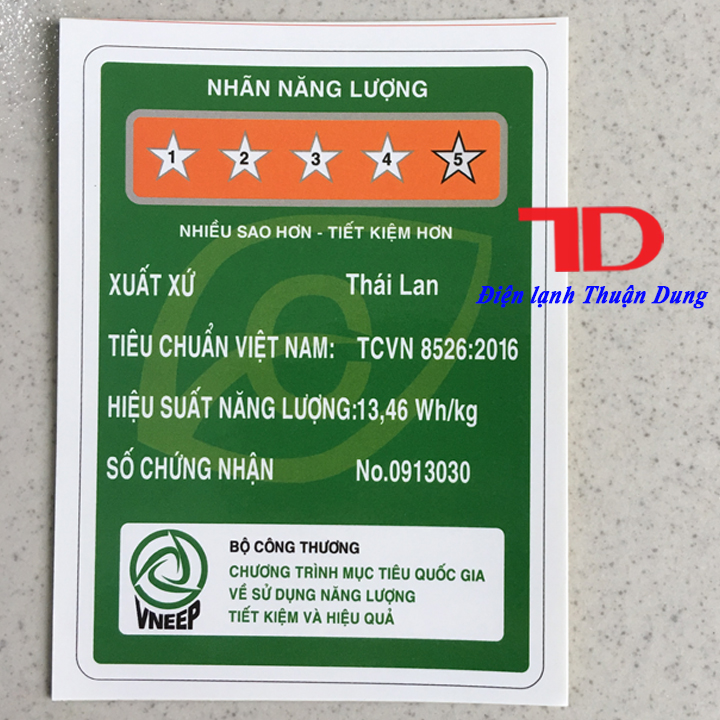 TEM NĂNG LƯỢNG LỚN THÁI_Điện Lạnh Thuận Dung