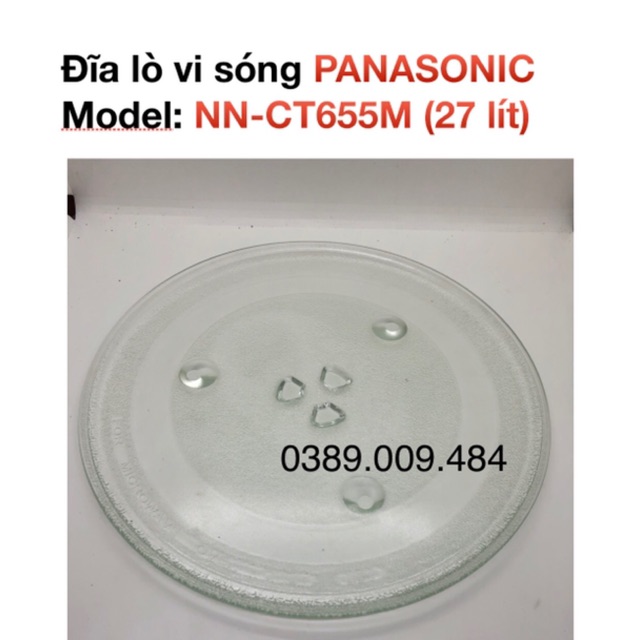 Đĩa quay lò vi sóng Panasonic NN-CT655M chính hãng