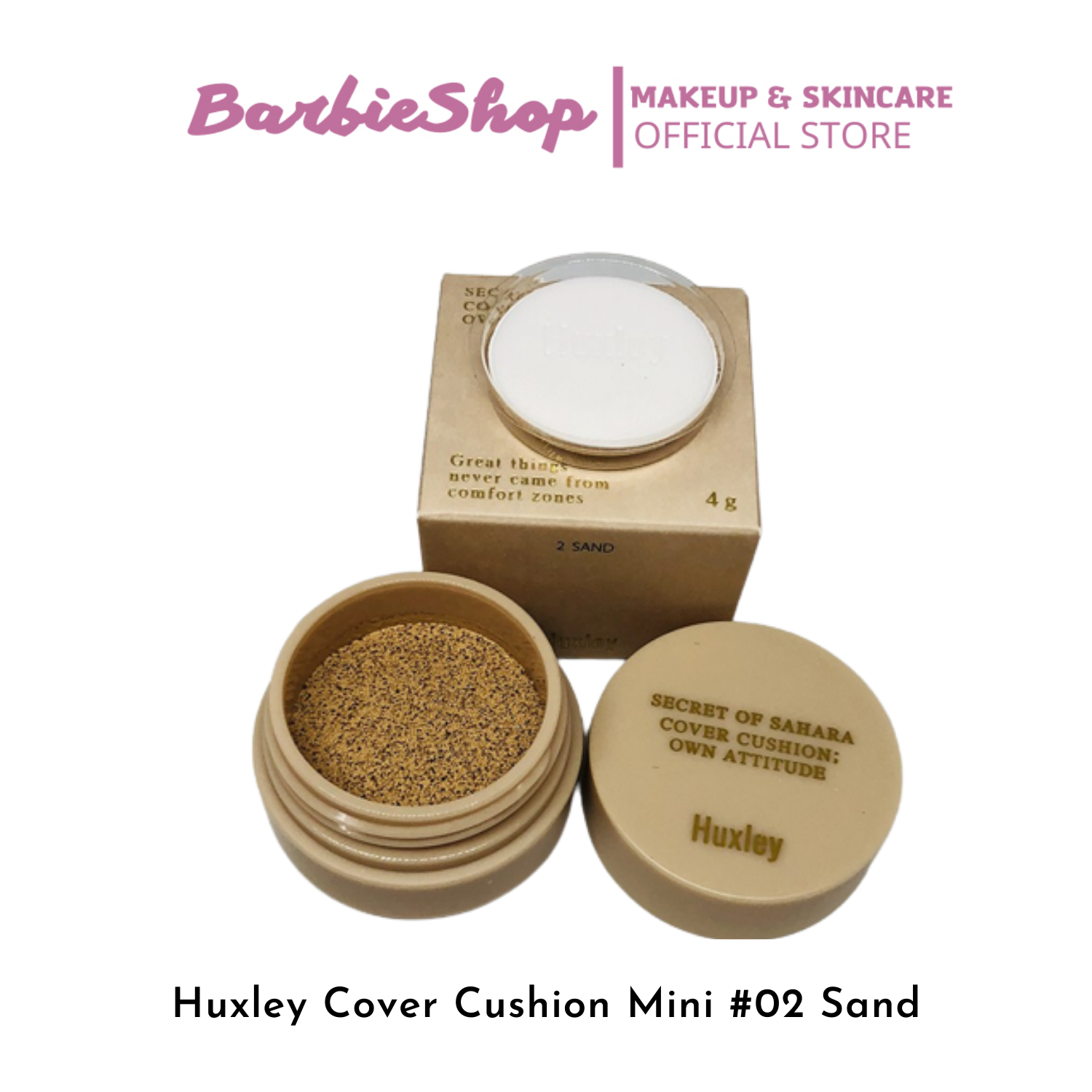 Phấn Nước Huxley Moist Cushion Own Attitude Mini 4g