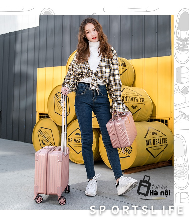 Vali kéo cá nhân RMS size 18inch gọn nhẹ