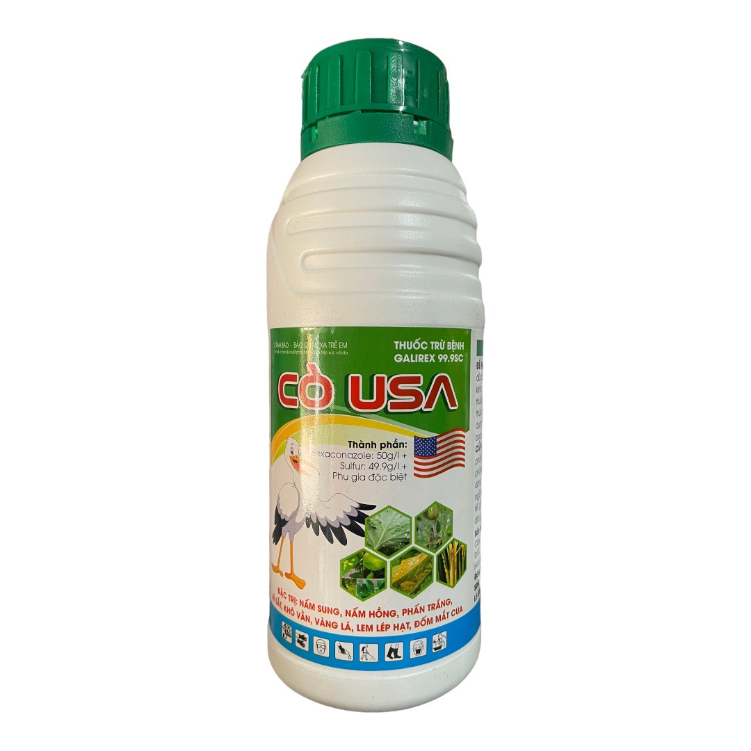 Thuốc trừ bệnh cây trồng hiệu CÒ USA (450ml); thuốc trừ bệnh Nấm Cóc; Nấm Hồng; Phấn Trắng; Rỉ Sắt; Vàng Lá; Ghẻ Nhám; Thối quả