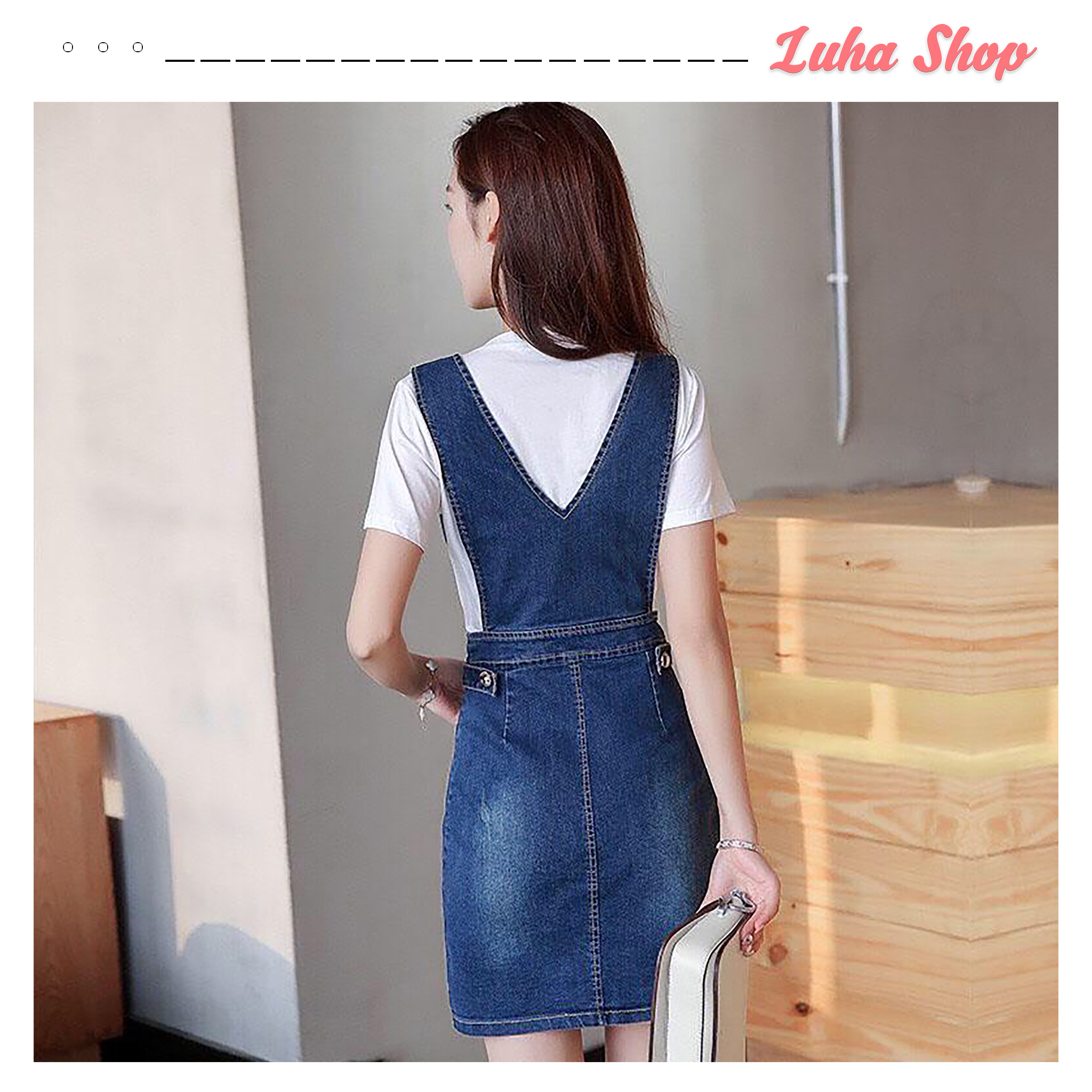 [HCM]YẾM JEAN PHỐI KÉO (ẢNH THẬT SHOP CHỤP)