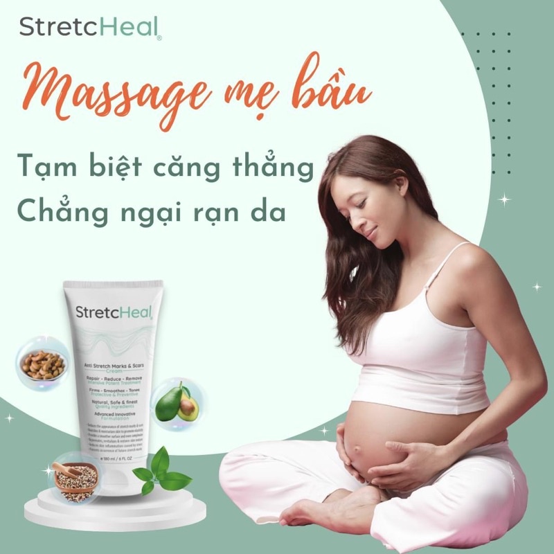 Kem bôi rạn da stretcheal chính hãng 180ml