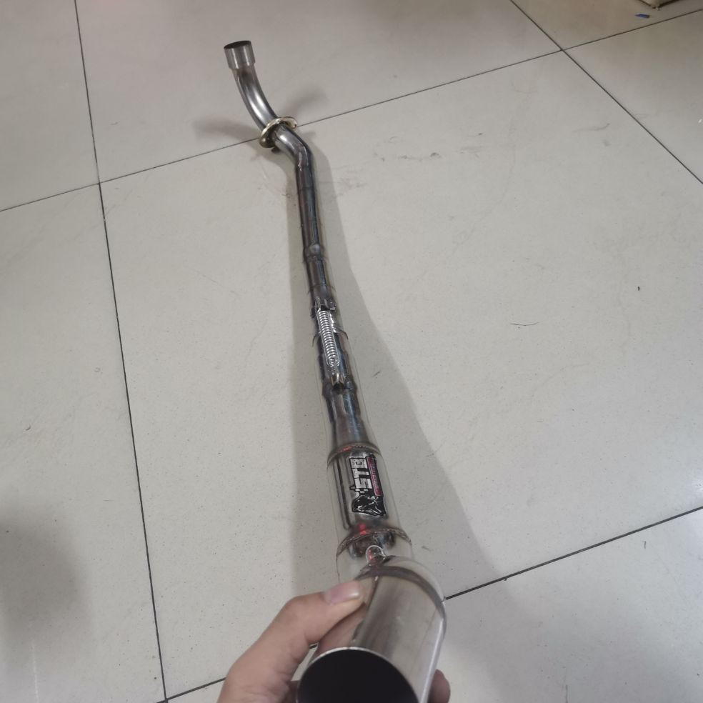 cổ pô sirius kong 2 khúc inox (chưa bao gồm lon pô)