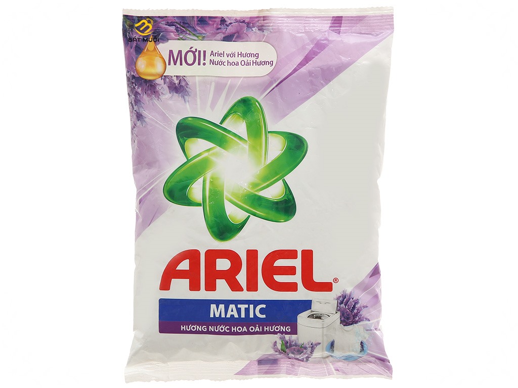 Bột giặt Ariel Matic hương nước hoa oải hương 5kg