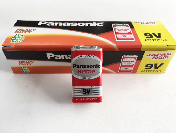 PIN 9V PANASONIC,PIN VUÔNG PANASONIC
