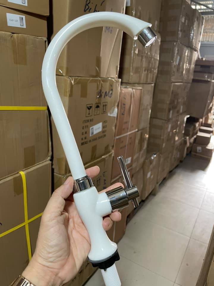 Vòi rửa bát nước tăng áp bồn rửa chén nhựa cao cấp