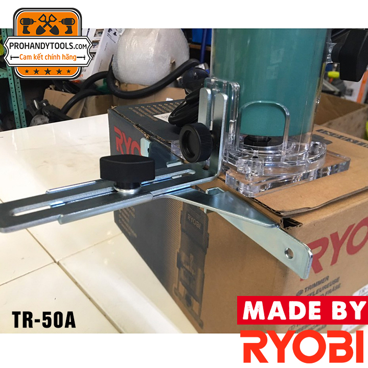 Máy Phay Cầm Tay Ryobi TR-50A 1150W-6mm (Dùng Điện)