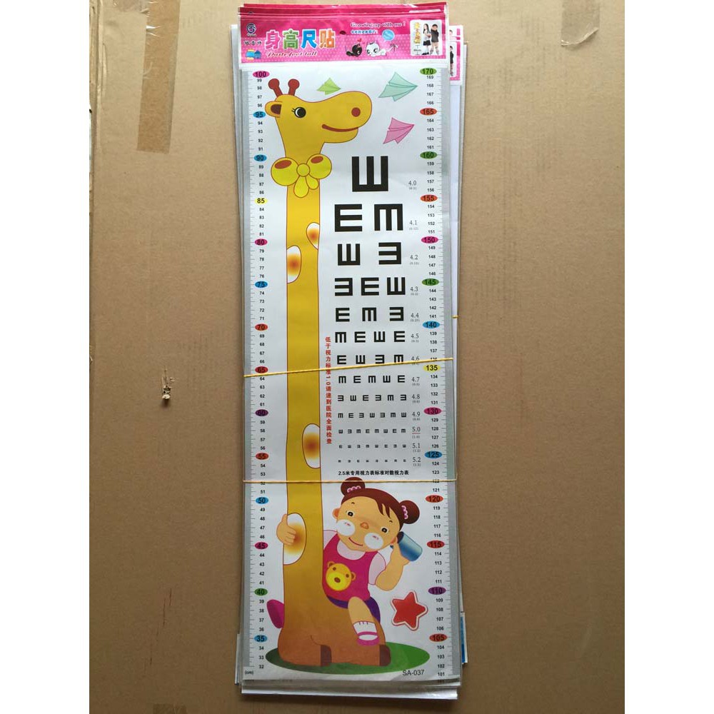 Decal Dán Tường Đo Chiều Cao Cho Bé