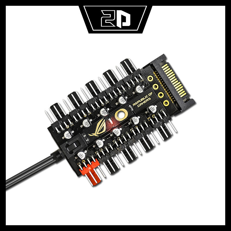 HUB chia Quạt (FAN) 4Pin PWM hỗ trợ điều tốc