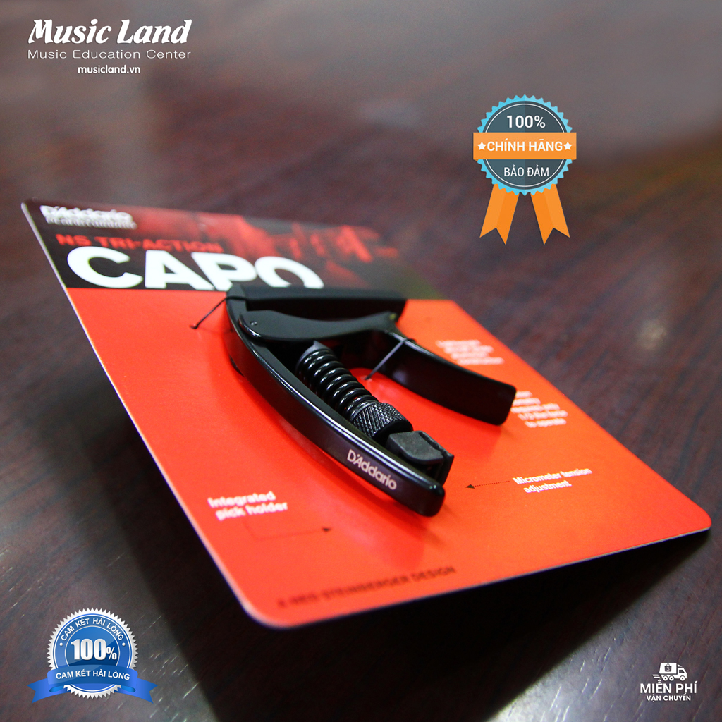 Capo Đàn Guitar - Planet Waves NS Tri-Action - Chính Hãng