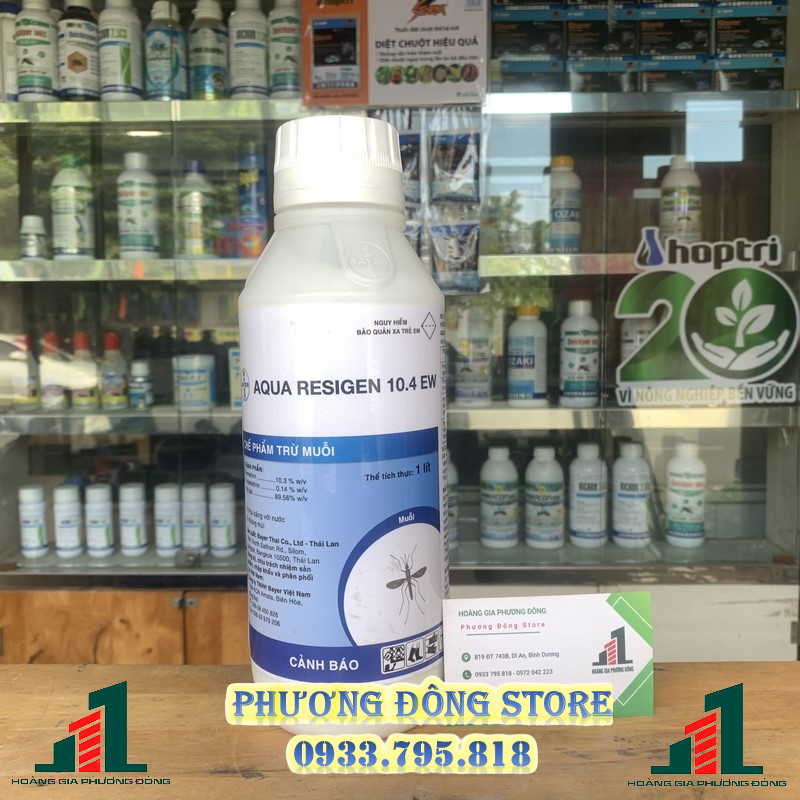 THUỐC DIỆT MUỖI AQUA RESIGEN 10.4EW (chai 1 lít)
