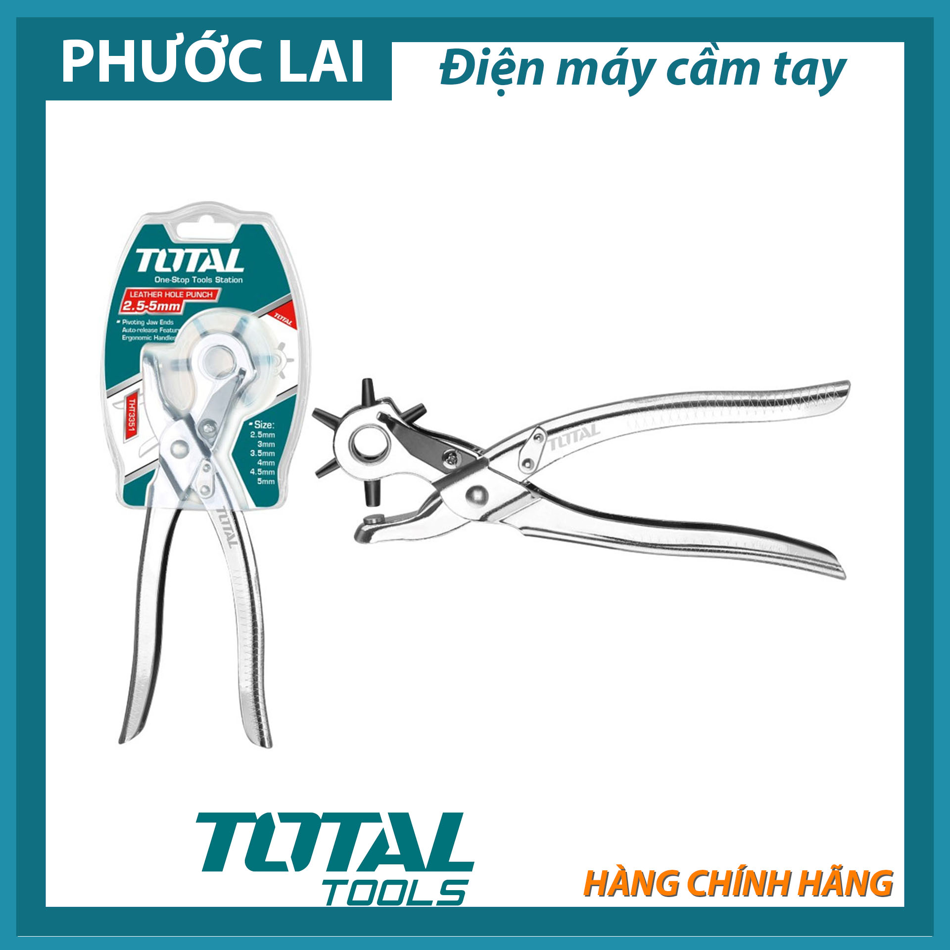 Total Tht3351 Hole Punch Pliers