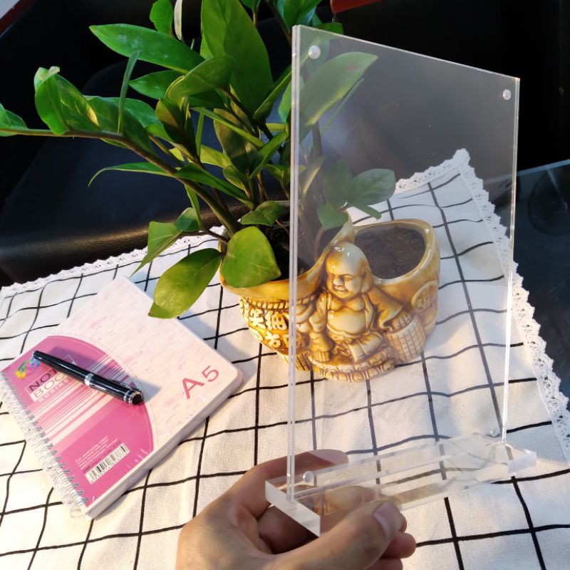 MiCa để bàn A5 có nam châm, menu mica A5 chất lượng cao