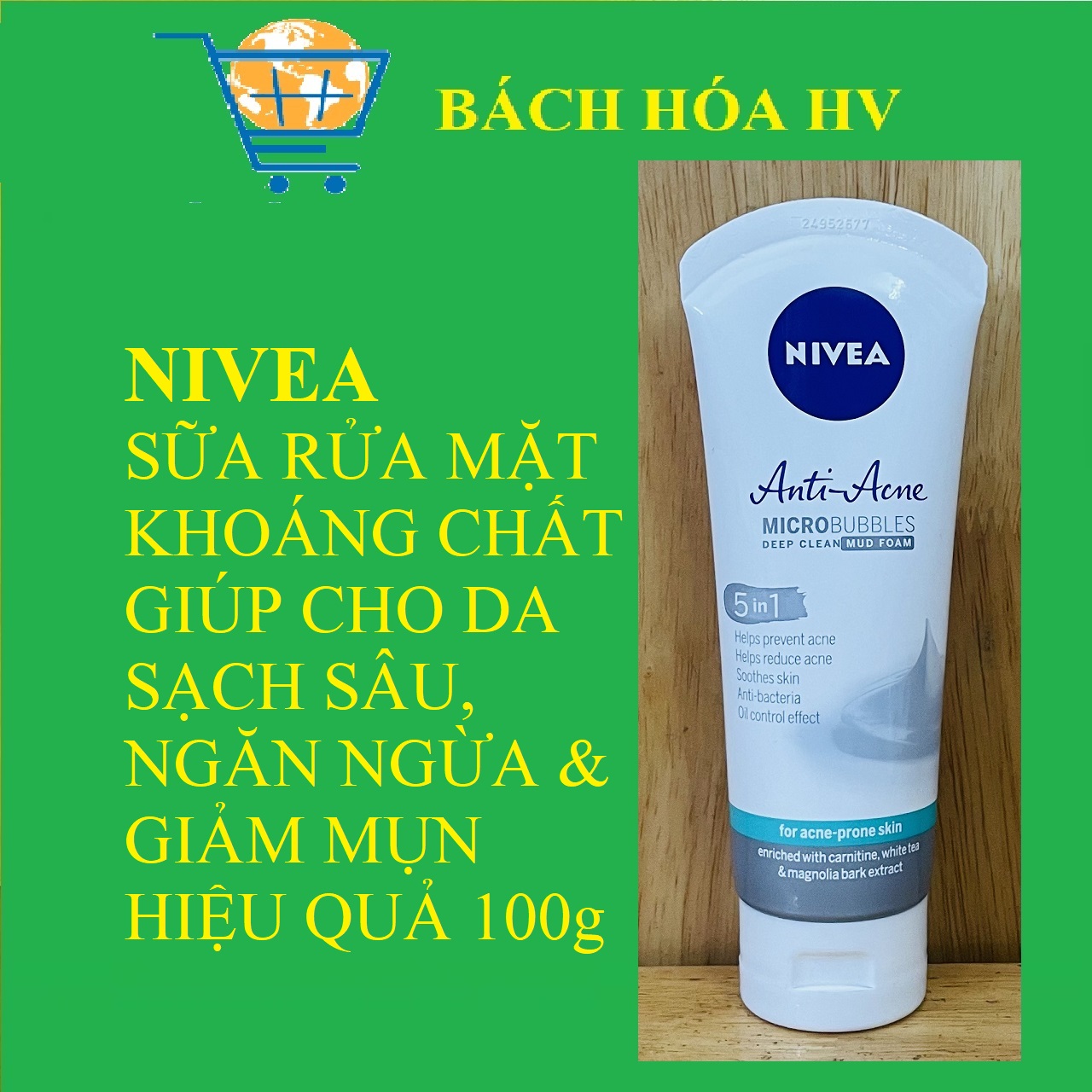Sữa Rửa Mặt Nivea 100g - BACH HOA HV