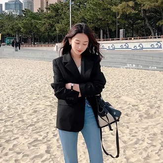 (ẢNH THẬT) Áo Blazer tay dài trơn cho nữ, áo vest 2 lớp, áo khoác blazer vest nữ AVS01 , áo blazer hàn quốc, áo khoác nữ,áo khoác blazer nữ, áo vest nữ, áo blazer from rộng, áo vest nữ from rộng áo vest công sở, áo blazer ulzzang ,TJT CÒI 1
