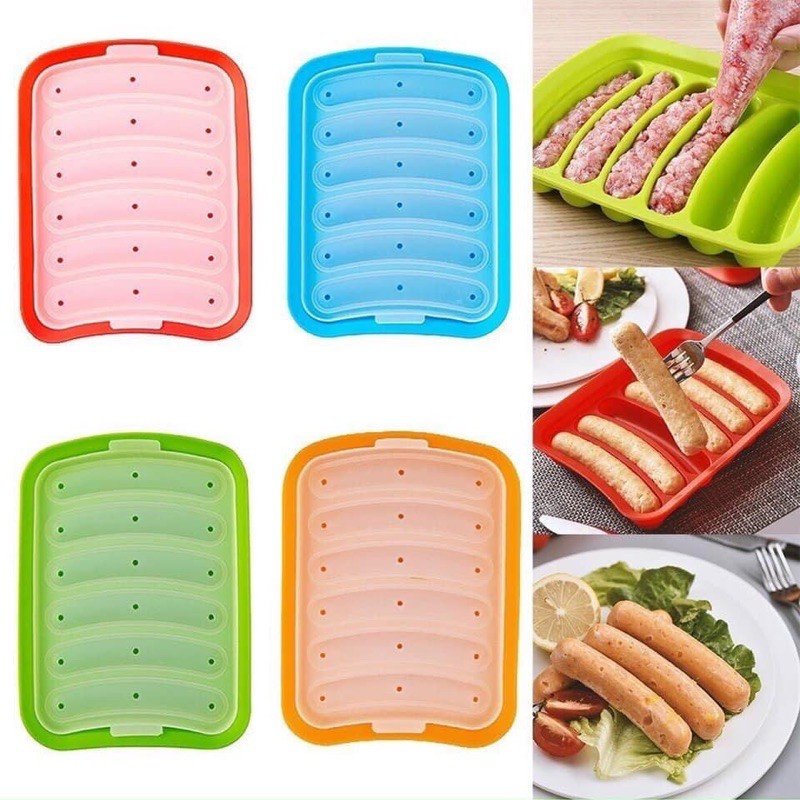 Khuôn silicon làm xúc xích